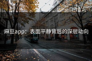 麻豆app：表面平静背后的深层动向