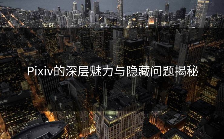 Pixiv的深层魅力与隐藏问题揭秘
